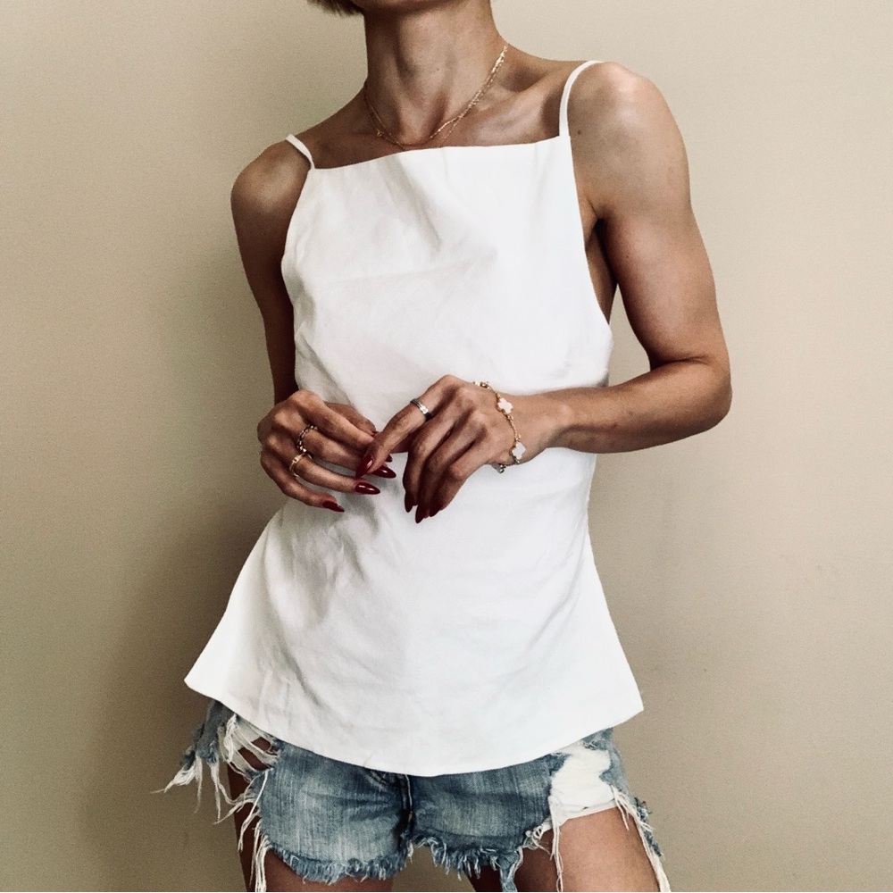 Brand New Zara linen top - Picture 3 of 13